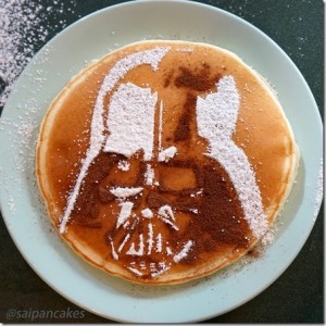 Darth Vader Breakfast Stencil